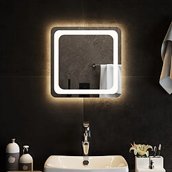 vidaXL Miroir de salle de bain à LED 40x40 cm 