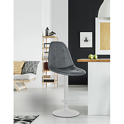 Non Tabouret de bar Elmore simili cuir W