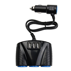 Avis Wewoo 12-24V 3.1A 3 ports USB et 3 allume-cigare voiture chargeur de