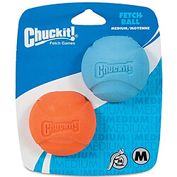 Avis Chuckit Fetch Ball Jouet pour Chien 2 Pièces 6 cm Taille M