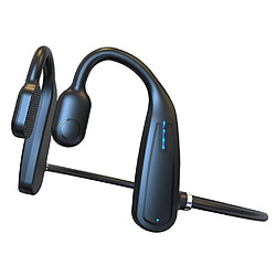 Avis Universal Casque à conduction osseuse Casque Bluetooth sans fil Casque de sport (noir)