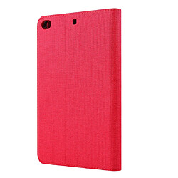 Avis Wewoo Housse Étui Coque Pour iPad Mini 4/3/2/1 en cuir PU avec support et fentes cartes rouge