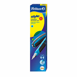 Pelikan 801263 Stylo plume Style fluo plume M Bleu néon pas cher