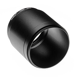 vhbw adaptateur de filtre compatible avec Panasonic Lumix DMC-FZ200, DMC-FZ300 appareil photo numérique objectif - noir 58mm en forme de tube