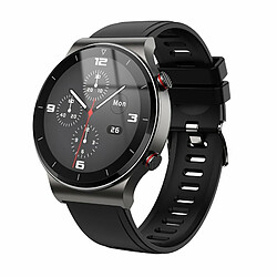 I19 Montre Intelligente Bluetooth Appel Musique Lecture Photo Bracelet Sport Smartwatch Noir Silicone