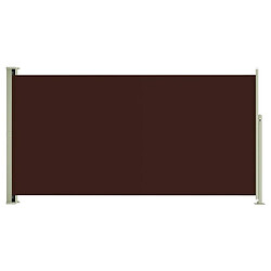 vidaXL Auvent latéral rétractable de patio 160x300 cm Marron