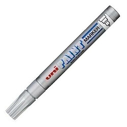 Uni Ball Marqueur permanent Uni-Ball Paint Marker PX-20 Argenté 12 Unités