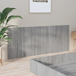 Avis vidaXL Tête de lit Sonoma gris 200x1,5x80 cm Bois d'ingénierie