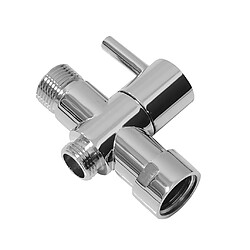 Avis G3 / 4 ""G1 / 2"" Laiton 3 Voies Pommeau De Douche Inverseur Valve Robinet M / F Séparateur De Type T F