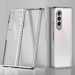 Universal Samsung Galaxy Z Fold 3 Case, pour Samsung Galaxy Z Fold 3 5G Electroplaste Transparent Ultra-Thin