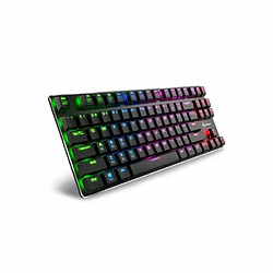 Sharkoon PureWriter TKL RGB, Mini, Avec fil, USB, Clavier mécanique, LED RGB, Noir