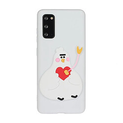 Coque en TPU décor de logo animal poussin pour votre Samsung Galaxy S20