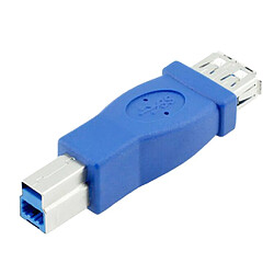 Adaptateur D'imprimante USB, Connecteur D'impression USB 3.0 Type A Femelle Vers USB B Mâle Scanner D'imprimante D'ordinateur, Convertisseur D'adaptat