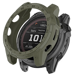 Coque en TPU avec cavité sport à dégagement rapide pour votre Garmin Enduro 2/Tactix 7 - Vert jungle