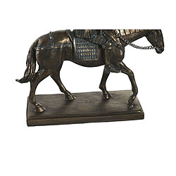 Figurine Décorative DKD Home Decor Cheval Cuivre Résine (20 x 7 x 22 cm)