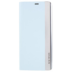 Etui en PU électroplaqué, fermeture magnétique avec support pour votre Samsung Galaxy A32 4G (EU Version) - bleu clair