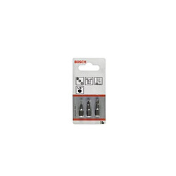 BOSCH Set Embout cruciforme LS+PH1+PZ1 XH 25mm