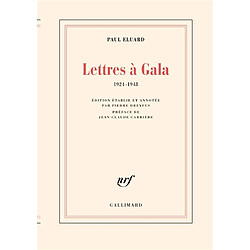 Lettres à Gala : 1924-1948 - Occasion