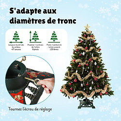 Acheter Support d'arbre de Noël Ventray avec réservoir d'eau,base d'arbre en fonte pour arbre artificiel/réel,support d'arbre robuste 34x34x10cm,vert