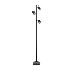 Avis Ledkia Lampadaire Cano 3 Spots Noir