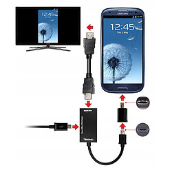 GUPBOO Adaptateur MHL 5 - HDMI 11 broches vers,JL2738 pas cher