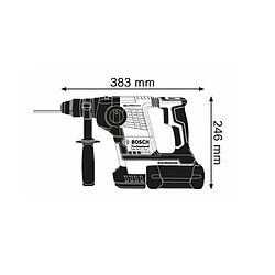 Bosch Home and Garden - Perforateur burineur à batterie SDS-Plus 36V 6Ah Li-Ion 3,2J - GBH 36 VF-LI Plus