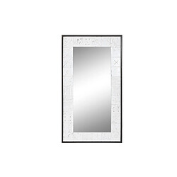 Miroir mural DKD Home Decor 130 x 4 x 70 cm Verre Blanc Bois de manguier Moderne