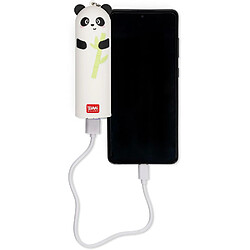 SANAG - Chargeur Portable - My Super Power, Recharge 2 Appareils Simultanément, Câble Usb Type C Inclus, Banque D'Alimentation Portable, Diamètre 3,5 Cm, Hauteur 11,60 Cm, Panda