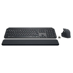 Avis Teclado y Ratón Inalámbricos Logitech MX Keys Combo for Business/ Grafito/ Incluye Reposamuñecas