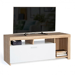 IDMARKET Malo Meuble TV Blanc