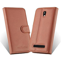 Cadorabo Coque HTC Desire 500 Etui en Brun pas cher