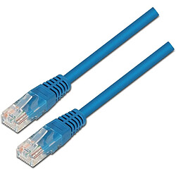 AISENS A133-0190 câble de réseau 0,5 m Cat5e U/UTP (UTP) Bleu - Câbles de réseau (0,5 m, Cat5e, U/UTP (UTP), RJ-45, RJ-45, Bleu)