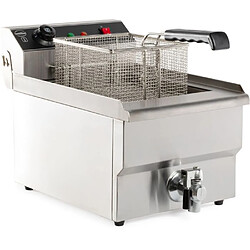 Friteuse électrique pro - 8 litres avec robinet de vidange - Combisteel