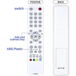 SANAG Rc3000E03 Telecommande De Rechange Pour Tcl Thomson Tv Compatible Avec Rc3000N02 F40S3804 Rc3000E03 pas cher