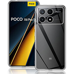 Xeptio Coque de protection pour Xiaomi Poco X6 PRO 5G Souple Transparente Bumper en TPU Invisible case