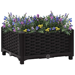 Maison Chic Jardinière,Lit surélevé - Bac à fleurs - pot de fleur 40x40x23 cm Polypropylène -GKD54823