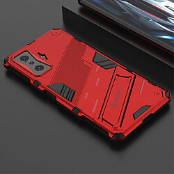 Coque en TPU anti-chocs avec béquille, rouge pour votre Xiaomi Redmi K50 Gaming