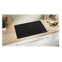 Acheter Table de cuisson induction 80cm 4 feux 7400w noir - PXE831HC1E - BOSCH