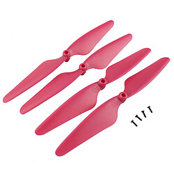 Moteur à lame à hélice 4 pièces pour hubsan x4 h502s h502e pièces drone rouge