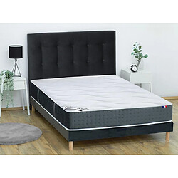 Vente-Unique Matelas 160 x 200 cm ressorts ensachés 7 zones et mémoire de forme ép.25cm - TIAMAT de DREAMEA