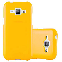 Cadorabo Coque Samsung Galaxy J1 2015 Etui en Jaune