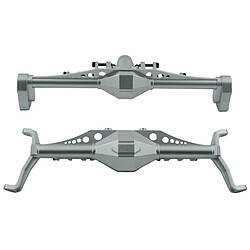 Boîtier D'essieux Avant Arrière Robuste En Métal Pour 1/10 Axial Capra 1.9 UTB Silver