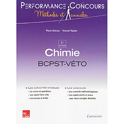 Chimie BCPST-Véto 1re année