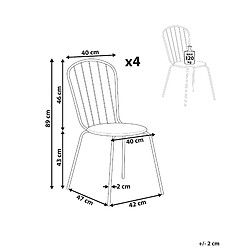 Avis Beliani Chaise de jardin CALVI Métal Bleu clair