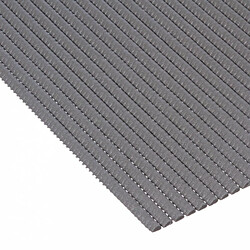 Tapis Salle de Bain Mousse Colorama 65x90cm Gris