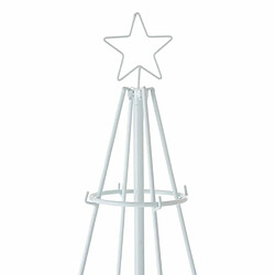 Acheter Paris Prix Statue Déco Arbre de Noël 8 Niveaux 188cm Blanc