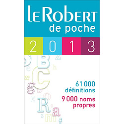 Le Robert de poche 2013