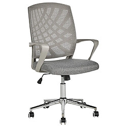 Acheter Beliani Chaise de bureau Gris BONNY