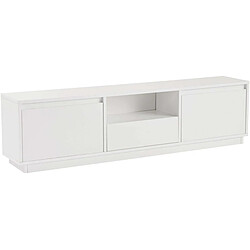 Hanah Home Meuble TV en aggloméré 168x43,5x12,5 cm Vanguard blanc.