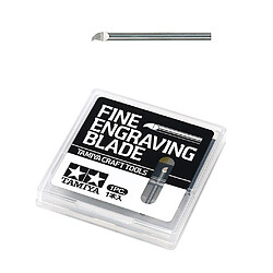 Tamiya 300074136 Gravure Tige/L.25 mm Lame 0,2 mm/2 mm